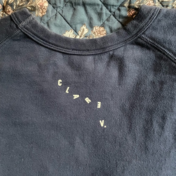 Clare V Lip Sweatshirt, Size Large - Picture 5 of 7